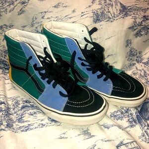 Vans Men's Sk8-Hi Mix & Match High Top Suede / Canvas Sneaker. Sz 10